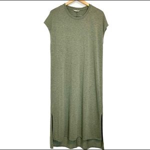 Madewell sleeveless muscle midi dress